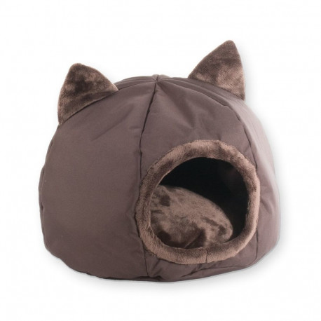 Cat Bed - Go Gift 40x40x34cm Brown