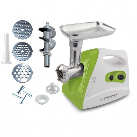 Meat Grinder - Esperanza Ekm012g 600w White/green