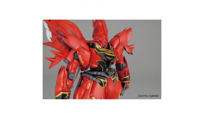 Master Grade Model Kit - Bandai MG 1/100 MSN-06S Sinanju Red