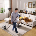 UWANT B200 12000Pa 1900W washing vacuum cleaner with Deep Cleaning steam cleaning function - gray