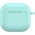 Airpods 4 laadimiskarbiümbris Trendybay CBAP4-02, silikoon, heleroheline