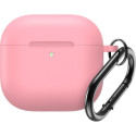 Airpods 4 laadimiskarbiümbris Trendybay CBAP4-02, silikoon, roosa