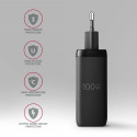 ACU-DPQ100 GaN 3xport wall charger 100W black