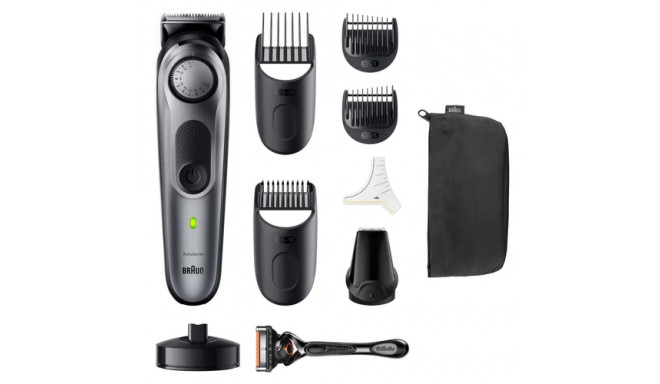 Braun BeardTrimmer 7 BT7420  Washable  Battery  Silver