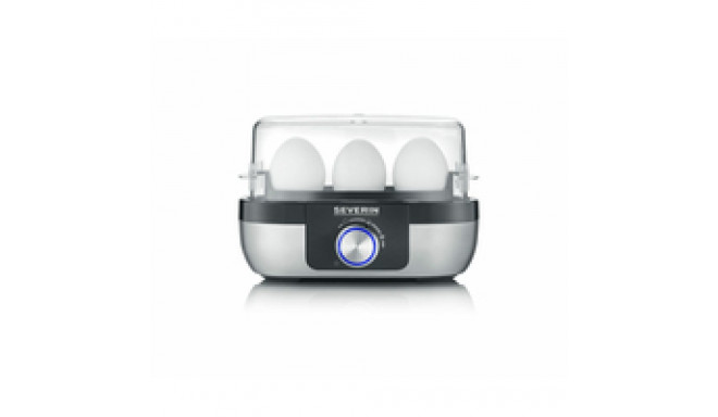 Severin EK 3163 egg cooker 3 egg(s) Black  Stainless steel  Transparent