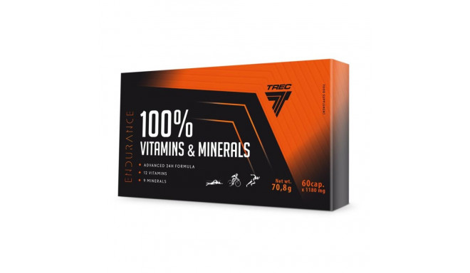 Mineraalidekompleks TREC 100% VITAMINS & MINERALS 60 kapslit