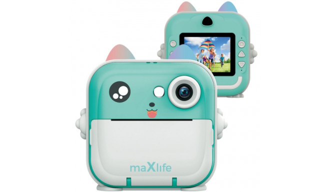 Maxlife MXPC-100 BLUE Bērnu fotokamera ar printēšanas funkciju