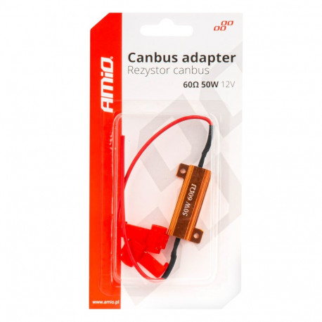 LED Canbus relee takisti 60Ω 50W