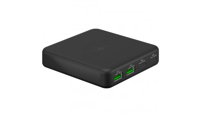 goobay charger USB-C™ PD GaN (65 W) 2x USB-C (Power Delivery) and 2x USB-A (Quick Charge 3.0)