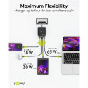 goobay charger USB-C™ PD GaN (65 W) 2x USB-C (Power Delivery) and 2x USB-A (Quick Charge 3.0) goobay charger USB-C™ PD GaN (65 W) 2x USB-C (Power Delivery) and 2x USB-A (Quick Charge 3.0)