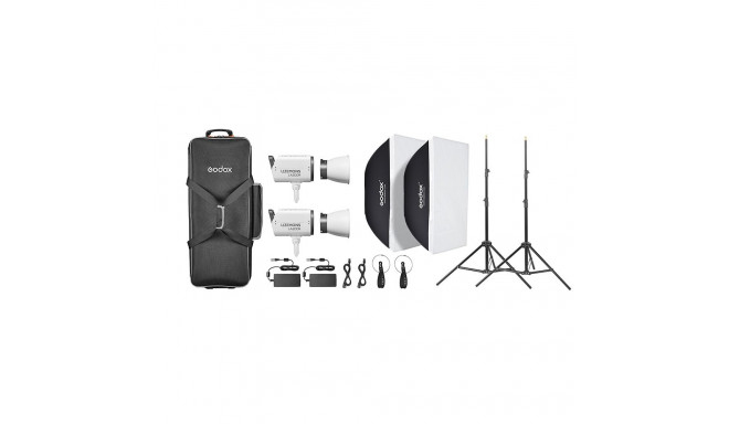 Godox Litemons LA200R RGB LED Video Light 2 light kit