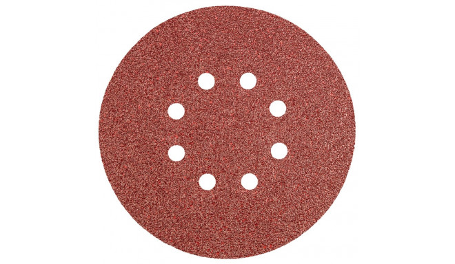 Krążki ścierne 150 mm, K40, 5 szt., z 8 otworami (5 tk.)