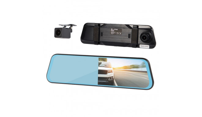 78-585# Rejestrator video blackbox dvr f610 blow lusterko ekran 10" + kamera cofania