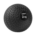 Väike treening- ja rehabilitatsioonimeditsiinipall Slam Ball 23cm 2kg, REBEL ACTIVE