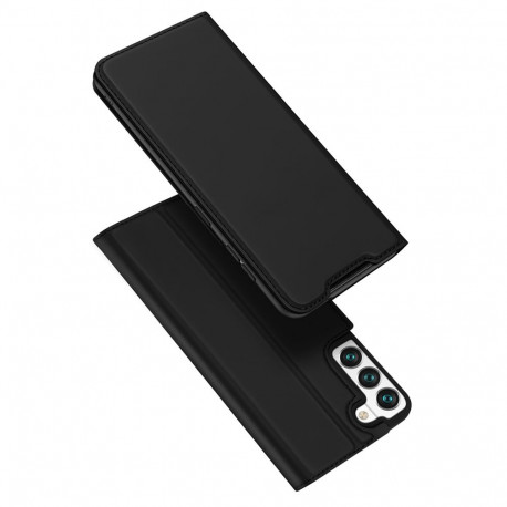 Kaitseümbris kaanega Skin Pro, Samsung Galaxy S22 5G, must, Dux Ducis