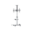 MANHATTAN Universal TV Cart Holds 37inches to 70inches tilt 90D TV rotation removable camera and AV 