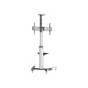 MANHATTAN Universal TV Cart Holds 37inches to 70inches tilt 90D TV rotation removable camera and AV 