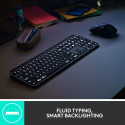 Logitech MX Keys Combo for Business Gen 2 Wireless Keyboard + Mouse +Palm Rest, US Int, Graphite