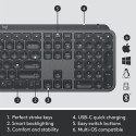 Logitech MX Keys Combo for Business Gen 2 Wireless Keyboard + Mouse +Palm Rest, US Int, Graphite
