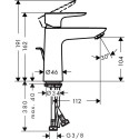 HG TALIS E 110 BASIN MIXER BBC