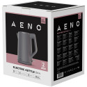 AENO Electric Kettle EK4: 1850-2200W, 1.5L, Strix, Double-walls, Non-heating body, Auto Power Off, D