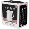 AENO Electric Kettle EK2: 1850-2200W, 1.5L, Strix, Double-walls, Non-heating body, Auto Power Off, D