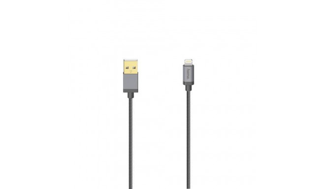 Hama 00200501 lightning cable 0.75 m Anthracite
