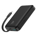 Baseus MAGSAFE MINI TYPE-C KABLOLU WIRELESS POWERBANK 10.000 MAH 30W SIYAH Lithium 10000 mAh Black