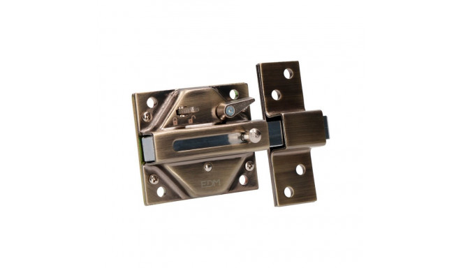 Safety lock EDM 85187 Bronze Steel 73 x 136 mm