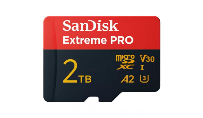 "CARD 2TB SanDisk Extreme PRO microSDXC UHS-I V30 A2 Class U3"