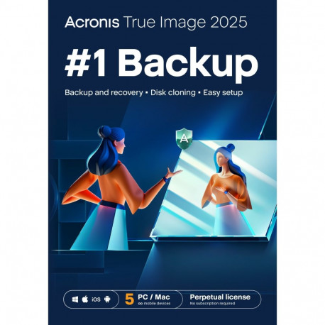 "Acronis True Image 2025 - 5 Computers - perpetual - ESD-Download"