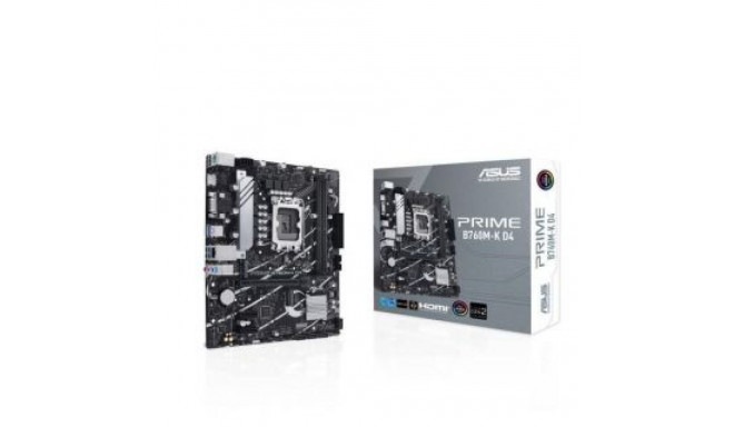 Asus mainboard Intel B760 Express LGA1700 Micro-ATX DDR4x2 2xPCI-Express 4.0 1x