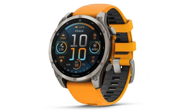 Garmin SMARTWATCH FENIX 8 SAPPHIRE/ORANGE 010-02904-11