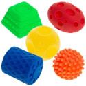 Sensory balls, shapes 5 pcs. AM Tullo 421