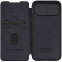 Nillkin case Qin Pro Leather Flip Case Apple iPhone 15, black