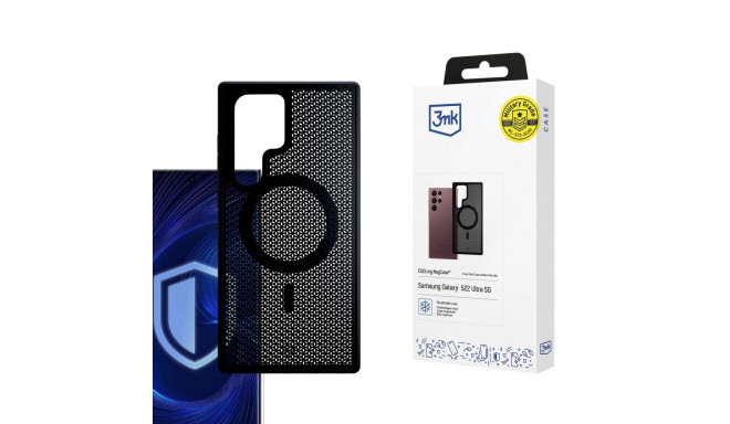 3mk COOLing MagCasena Samsung Galaxy S22 Ultra 5G Case - Black