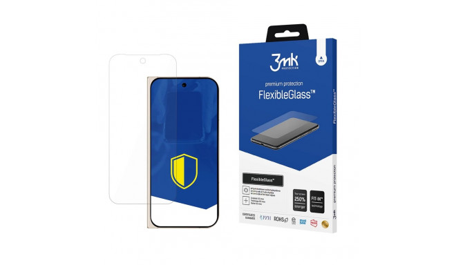Hybrid glass 3mk FlexibleGlass on Google Pixel 9 Pro Fold (front)