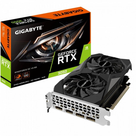 GeForce RTX 3050 WINDFORCE OC V2 6GB GDDR6 96bit 2DP/2HDMI graafikakaart