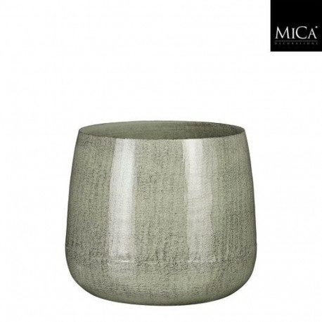 Mica lillepott Benson 1071766 metallist Ø 12cm, hall