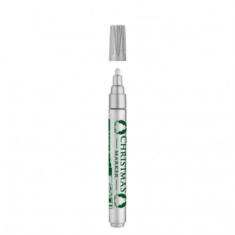 Marker ICO Christmas B 2-4mm, hõbe