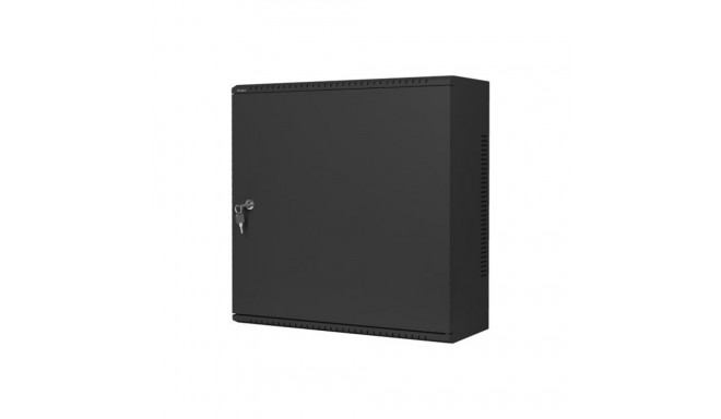 RACK CABINET 19" WALL-MOUNT 6U+3U/540X200 LOW-PROFILE BLACK LANBERG (ASSEMBLED)