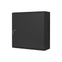 RACK CABINET 19" WALL-MOUNT 6U+3U/540X200 LOW-PROFILE BLACK LANBERG (ASSEMBLED)