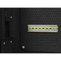 RACK CABINET 19" WALL-MOUNT 6U+3U/540X200 LOW-PROFILE BLACK LANBERG (ASSEMBLED)
