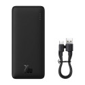 Akupank USB + USB-C pesaga, 10.000 mAh, 20W, must, Baseus