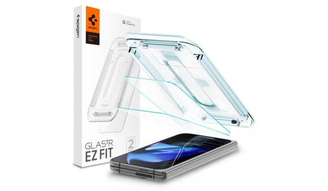 Kaitseklaas välisekraanile EZ Fit GLAS.tR, Google Pixel 9 Pro Fold, komplektis 2tk, Spigen