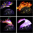 Elight L1 2in1 Rotating Star Sky projector and Night lamp with 4x AAA / USB Cable Black