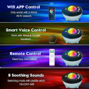 Elight J1 Aurora projector with atmosphere sounds & Bluetooth speaker Smart Wi-Fi Bluetooth App cont