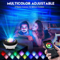 Elight J1 Aurora projector with atmosphere sounds & Bluetooth speaker Smart Wi-Fi Bluetooth App cont