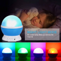 Elight L1 2in1 Rotating Star Sky projector and Night lamp with 4x AAA / USB Cable Black