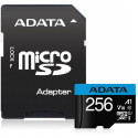 Adata mälukaart microSDXC 256GB V10 100MB/s + adapter